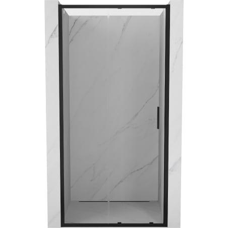 Mexen Exo uși de duș glisante 95 cm, transparente, negre - 8151-095-000-70-00