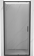 Mexen Exo-S 95 cm-es, átlátszó, fekete tolóajtós zuhanyajtó - 8151-095-000-70-00