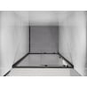 Mexen Exo uși de duș glisante 95 cm, transparente, negre - 8151-095-000-70-00
