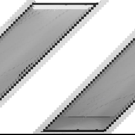 Mexen Exo uși de duș culisante 125 cm, transparent, negre - 8151-125-000-70-00