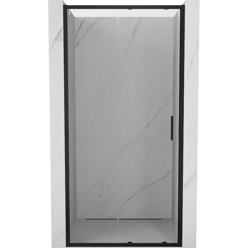 Mexen Exo uși de duș glisante 100 cm, transparent, negru - 8151-100-000-70-00