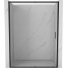 Mexen Exo-S uși de duș glisante 140 cm, transparente, negre - 8151-140-000-70-00