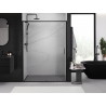 Mexen Exo-S uși de duș glisante 150 cm, transparente, negre - 8151-150-000-70-00