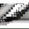 Mexen Exo uși de duș glisante 155 cm, transparente, negre - 8151-155-000-70-00
