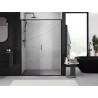 Mexen Exo-S uși de duș glisante 145 cm, transparente, negre - 8151-145-000-70-00
