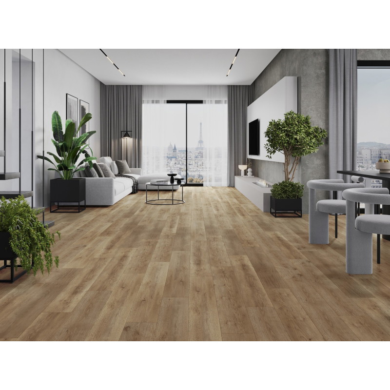 Mexen Spirit Lake vinil panelek 1227 x 187 mm LVT Dryback 2,5 mm, PVC alátét, 4 V-Fuga, Tölgy - F1301-1227-187-255-4V1-01