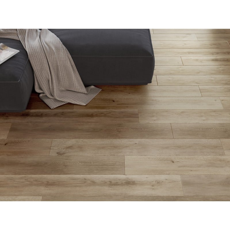 Mexen Spirit Lake panouri vinilice 1227 x 187 mm LVT Dryback 2,5 mm, suport PVC, 4 V-Fugă, Stejar - F1301-1227-187-255-4V1-01