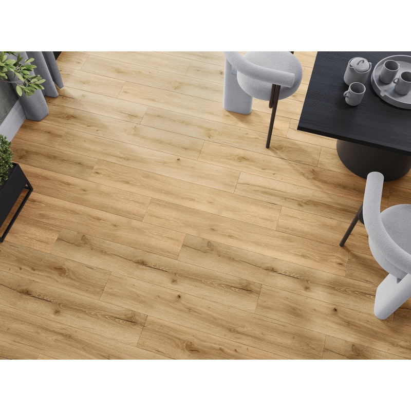 Mexen Beaver Creek vinil panelek 1227 x 187 mm LVT Dryback 2,5 mm, PVC alap, 4 V-fuga, Tölgy - F1302-1227-187-255-4V1-01