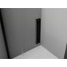Mexen Exo cabină de duș pentagonală cu deschidere 100 x 100 cm, transparent, negru - 812-100-100-70-00