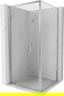 Mexen Exo cabină de duș pliabilă 70 x 70 cm, transparentă, crom - 816-070-070-01-00