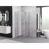Mexen Exo-F cabina de duș pliabilă 70 x 70 cm, transparentă, crom - 816-070-070-01-00