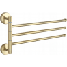 Mexen cuier triplu rotativ pentru prosoape, Aurie - 7039243-50