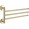 Mexen cuier triplu rotativ pentru prosoape, auriu - 7039243-50