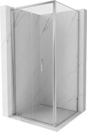 Cabină de duș pliabilă Mexen Exo 100 x 100 cm, transparent, crom - 816-100-100-01-00
