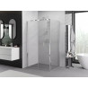 Mexen Exo-F összecsukható zuhanykabin 95 x 70 cm, átlátszó, króm - 816-095-070-01-00