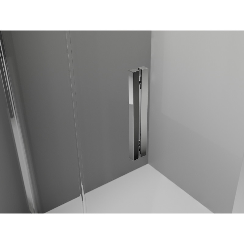 Mexen Exo-F cabină de duș pliabilă 85 x 100 cm, transparentă, cromată - 816-085-100-01-00