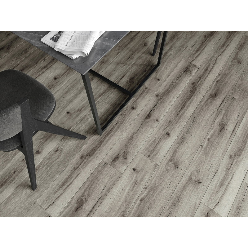 Mexen Ontario vinil padlóburkolat 1227 x 187 mm LVT Dryback 2,5 mm, PVC alátét, 4 V-fuga, Tölgy - F1303-1227-187-255-4V1-01
