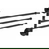 Mexen cuier triplu rotativ pentru prosoape, Neagră - 7039243-70