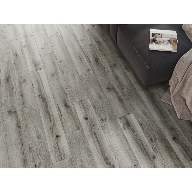 Mexen Ontario vinil padlóburkolat 1227 x 187 mm LVT Dryback 2,5 mm, PVC alátét, 4 V-fuga, Tölgy - F1303-1227-187-255-4V1-01