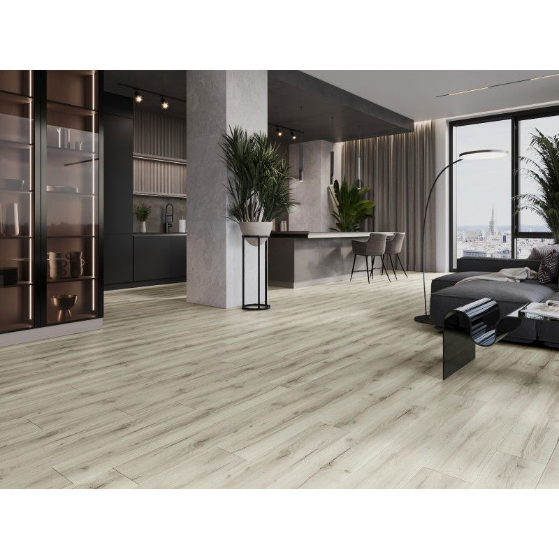 Mexen Wirginia vinyl panelek 1227 x 187 mm LVT Dryback 2,5 mm, PVC alátét, 4 V-fuga, Tölgy - F1305-1227-187-255-4V1-01
