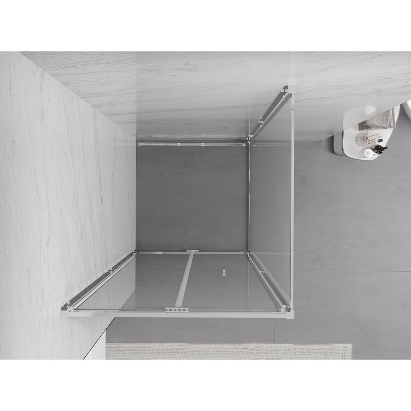 Mexen Exo cabină de duș pliabilă 85 x 85 cm, transparent, crom - 816-085-085-01-00