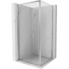 Mexen Exo-F cabina de duș pliabilă 85 x 85 cm, transparentă, cromată - 816-085-085-01-00