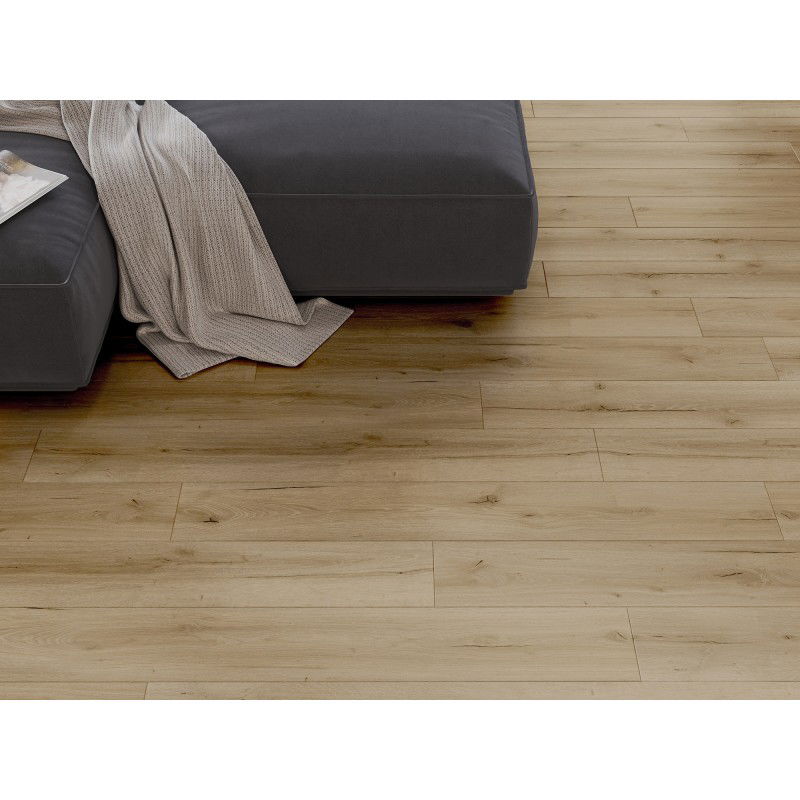 Mexen Buffalo vinyl panelek 1227 x 187 mm LVT Dryback 2,5 mm, PVC alátét, 4 V-fuga, Tölgy - F1307-1227-187-255-4V1-01