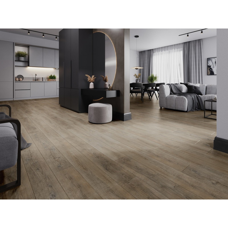 Mexen Casa Grande vinil panelek 1227 x 187 mm LVT Dryback 2,5 mm, PVC alátét, 4 V-fuga, Tölgy - F1314-1227-187-255-4V1-01