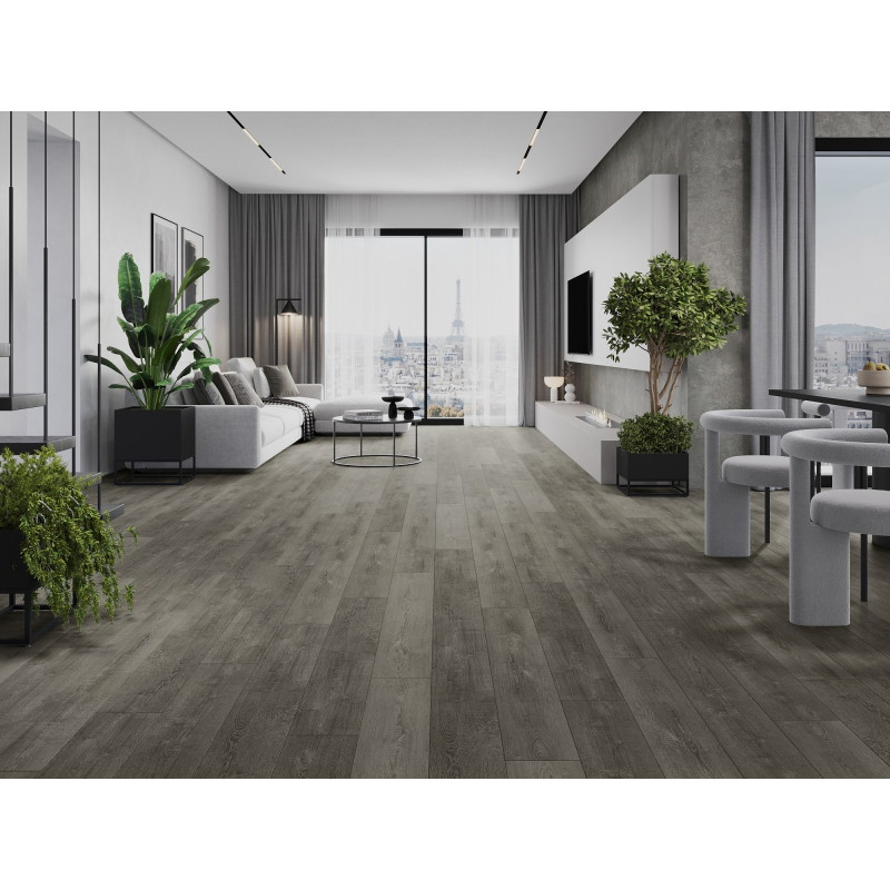 Mexen New Albany panouri vinilice 1227 x 187 mm LVT Dryback 2,5 mm, suport PVC, 4 V-Fuge, Stejar - F1317-1227-187-255-4V1-01