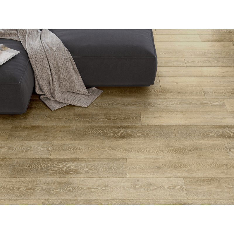Mexen Alabama panouri din vinil 1227 x 187 mm LVT Dryback 2,5 mm, suport PVC, 4 V-Fuga, Stejar - F1319-1227-187-255-4V1-01