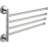 Mexen cuier rotativ cvadruplu pentru prosoape, crom - 7039244-00