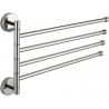 Mexen cuier rotativ cvadruplu pentru prosop, crom - 7039244-00