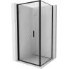 Mexen Exo-F cabina de duș pliabilă 70 x 70 cm, transparentă, neagră - 816-070-070-70-00