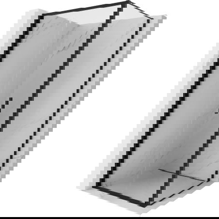 Mexen Exo cabină de duș pliabilă 90 x 90 cm, transparentă, neagră - 816-090-090-70-00