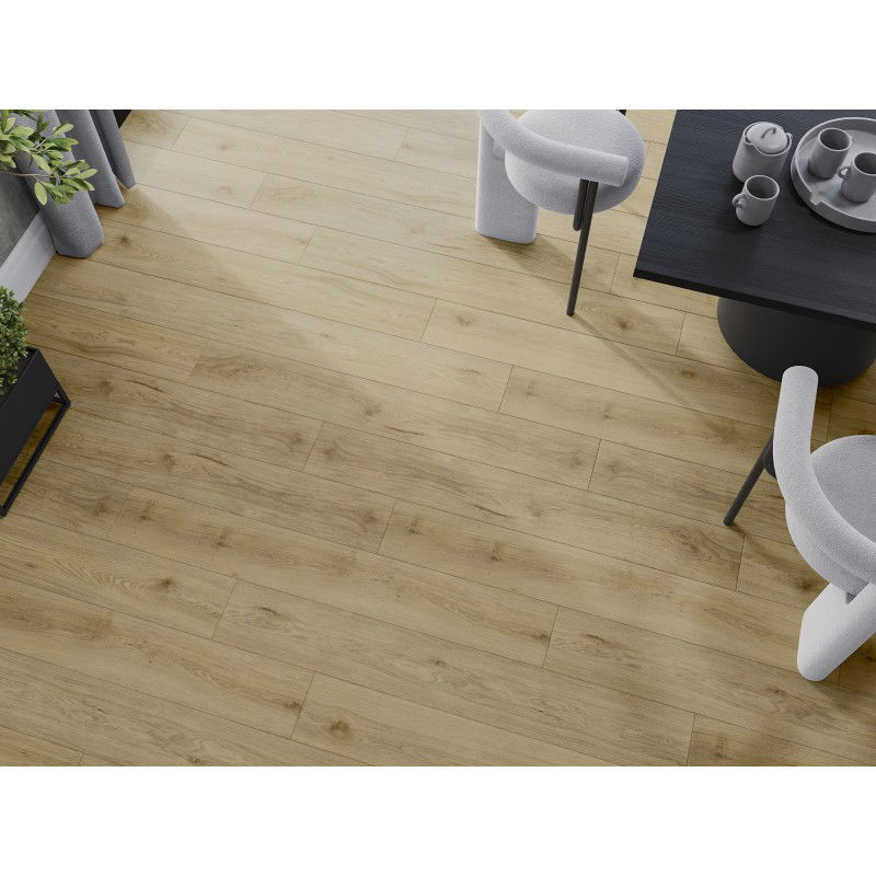 Mexen Charter Oak vinillapanelek 1227 x 187 mm LVT Dryback 2,5 mm, PVC alátét, 4 V-fuga, Tölgy - F1322-1227-187-255-4V1-01