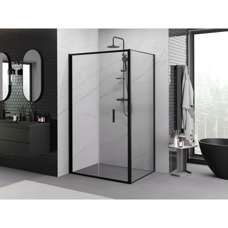 Mexen Exo-F cabina de duș pliabilă 75 x 70 cm, transparentă, neagră - 816-075-070-70-00