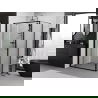 Mexen Exo cabină de duș pliabilă 80 x 70 cm, transparent, negru - 816-080-070-70-00