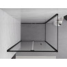 Mexen Exo-F cabina de duș pliabilă 80 x 75 cm, transparentă, neagră - 816-080-075-70-00