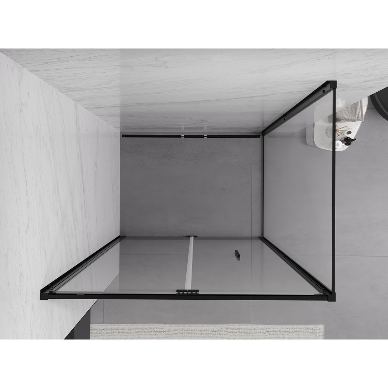 Mexen Exo-F cabina de duș pliabilă 100 x 80 cm, transparentă, neagră - 816-100-080-70-00