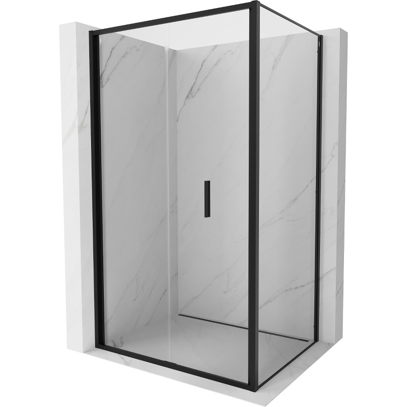Mexen Exo-F cabina de duș pliabilă 100 x 80 cm, transparentă, neagră - 816-100-080-70-00