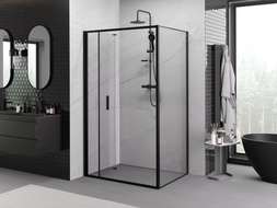 Mexen Exo-F cabină de duș pliabilă 70 x 90 cm, transparent, negru - 816-070-090-70-00