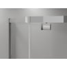 Mexen Exo cabină de duș pentagonală rabatabilă 80 x 80 cm, transparent, crom - 812-080-080-01-00