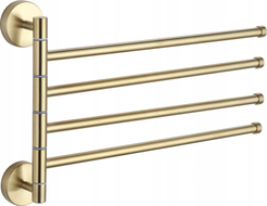 Mexen cuiere rotativă pentru prosoape, aurie - 7039244-50