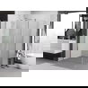 Mexen Exo cabină de duș cu deschidere 90 x 85 cm, transparent, crom - 814-090-085-01-00