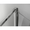 Mexen Exo zuhanyajtó, összecsukható, 60 cm, átlátszó, króm - 816-060-000-01-00