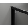 Mexen Exo-F uși de duș pliabile 65 cm, transparent, negru - 816-065-000-70-00