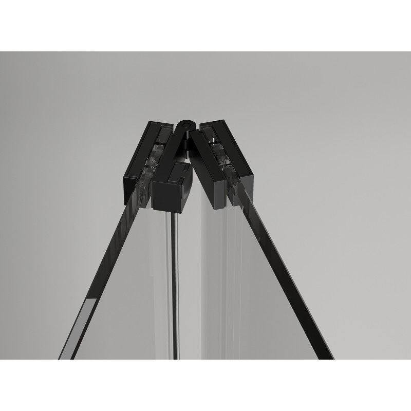 Mexen Exo-F uși de duș pliabile 65 cm, transparent, negru - 816-065-000-70-00
