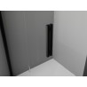 Mexen Exo-F uși de duș pliabile 70 cm, transparente, negre - 816-070-000-70-00