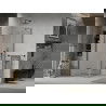 Mexen Lima cabină de duș pliabilă 70 x 70 cm, transparent, Neagră - 856-070-070-70-00