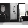 Mexen Exo-F uși de duș pliabile 65 cm, transparent, negru - 816-065-000-70-00
